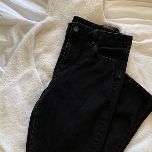 American Eagle Black Jeggings Size 12 Long EUC